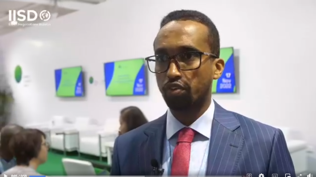 Dr.Mohamed Osman At The IISD Earth Negotiations Bulletin - Dr Osman Diary